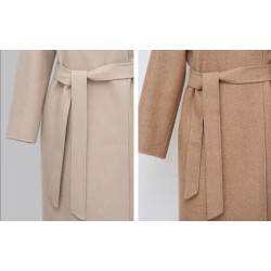 Stylish Amber Cloud Smoke Silkworm Wool  Coat Online for Women Sale