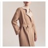 Stylish Amber Cloud Smoke Silkworm Wool  Coat Online for Women Sale