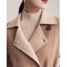 Stylish Amber Cloud Smoke Silkworm Wool  Coat Online for Women Sale