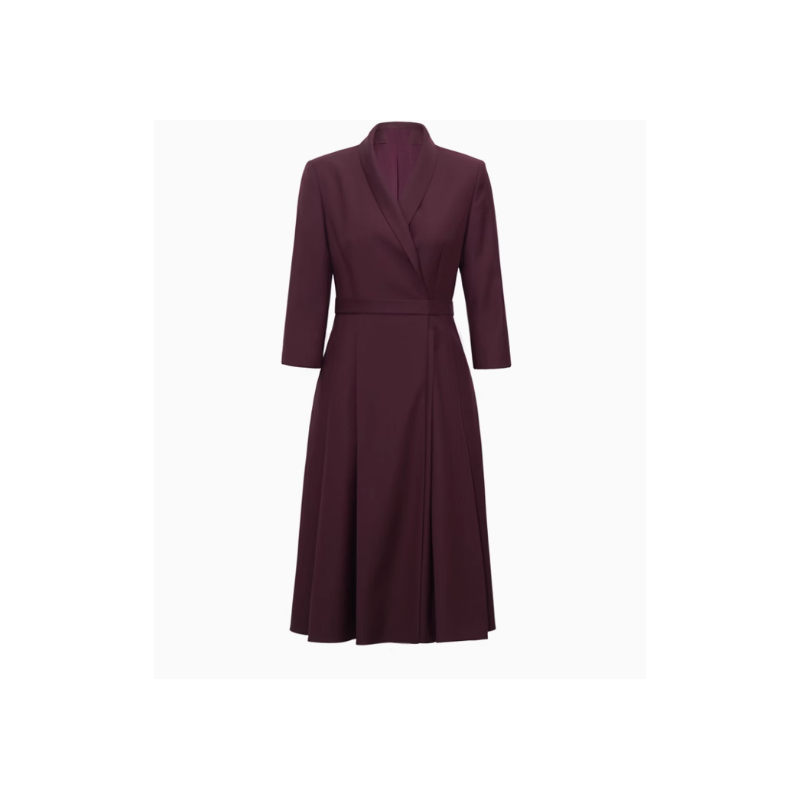 Women Beauty Treasure Suit of UK Princess Same Style Hebburn Suit Wool Dress Online Handmade