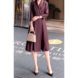 Women Beauty Treasure Suit of UK Princess Same Style Hebburn Suit Wool Dress Online Handmade