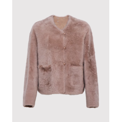 Stylish Spain Import Inpelsa Baby Lacon Ragon Sheep Fur Coat Online for Women Sale