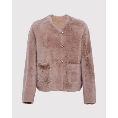 Stylish Spain Import Inpelsa Baby Lacon Ragon Sheep Fur Coat Online for Women Sale