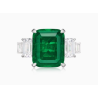 Treasure Designer Gem Ring of Simple Emerald Gem Fashion Feng Shui Art Ring Online Custom Made