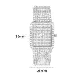 Treasure Diamond Watch of Waterproof Full Diamond Light Luxe Women Art Watch Online Custom Made