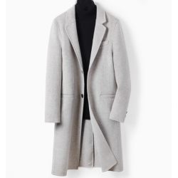 Treasure Handmade Men's Cashmere Overcoat of Online