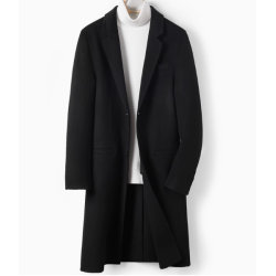 Treasure Handmade Men's Cashmere Overcoat of Online