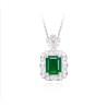 Original Senior Feel Emerald Diamond Feng Shui Art Jewelry Set