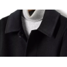 Treasure Handmade Men's Cashmere Overcoat of Mid Life Inner Tank Luxe Cashmere Men Coat Online