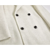 Treasure Handmade Men's Cashmere Overcoat of Horn Buckle Korean Style Cashmere Men Coat Online