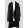 Treasure Handmade Men's Cashmere Overcoat of Pure Manual Winter Cashmere Men Coat Online