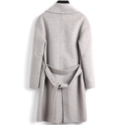 Treasure Handmade Men's Cashmere Overcoat of Merino Wool Night Robe Trend Cashmere Men Coat Online