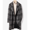 New Handmade Collection of Grid Dual Side Cashmere Men Coat Online Authentic Woolen