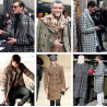 New Handmade Collection of Grid Dual Side Cashmere Men Coat Online Authentic Woolen