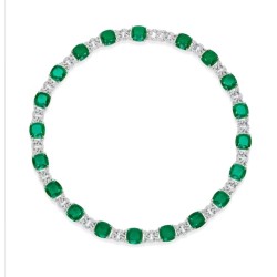 Original Cultivate Emerald Green Diamond Feng Shui Art Jewelry Set