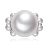 Treasure Designer Gem Ring of Brilliant Round Pearl Feng Shui Art Ring Online Custom Made