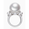 Treasure Designer Gem Ring of Brilliant Round Pearl Feng Shui Art Ring Online Custom Made