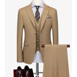 100% Handmade UK Elite Style 3 Piece Set UK Retro Flat Lapel Hunting Elite Business Men Suit for Gentleman