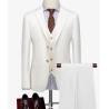 100% Handmade UK Elite Style 3 Piece Set UK Retro Flat Lapel Hunting Elite Business Men Suit for Gentleman