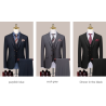 100% Handmade UK Elite Style 3 Piece Set UK Retro Flat Lapel Hunting Elite Business Men Suit for Gentleman