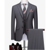 100% Handmade UK Elite Style for 3 Piece Set British Style Flat Lapel Hunting Business Men Suit Gentleman