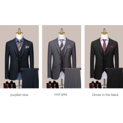 100% Handmade UK Elite Style for 3 Piece Set British Style Flat Lapel Hunting Business Men Suit Gentleman