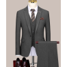 100% Handmade UK Elite Style 3 Piece Set UK Classic Flat Lapel Hunting Business Men Suit for Gentleman