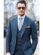 Top Quality Men's Business Suit Manual Customization Online